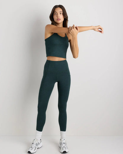 Ultra-Soft Y-Back Cropped Bra Tank - US 2817