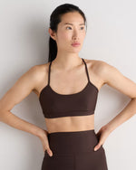 Satin-Sculpt Cross Back Adjustable Sports Bra - US 2727