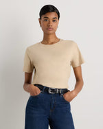 100% Organic Cotton Boxy Crewneck Tee - US 5685