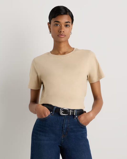 100% Organic Cotton Boxy Crewneck Tee - US 5685