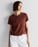 100% Organic Cotton Boxy Crewneck Tee - US 8927