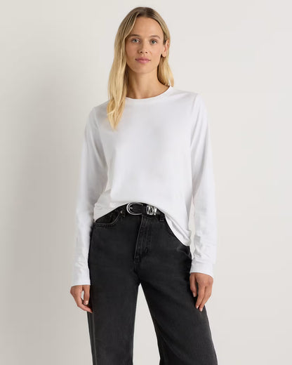 100% Organic Cotton Long Sleeve Swing Tee - US 1174