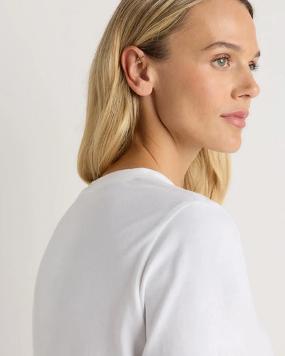 100% Organic Cotton Long Sleeve Swing Tee - US 1174