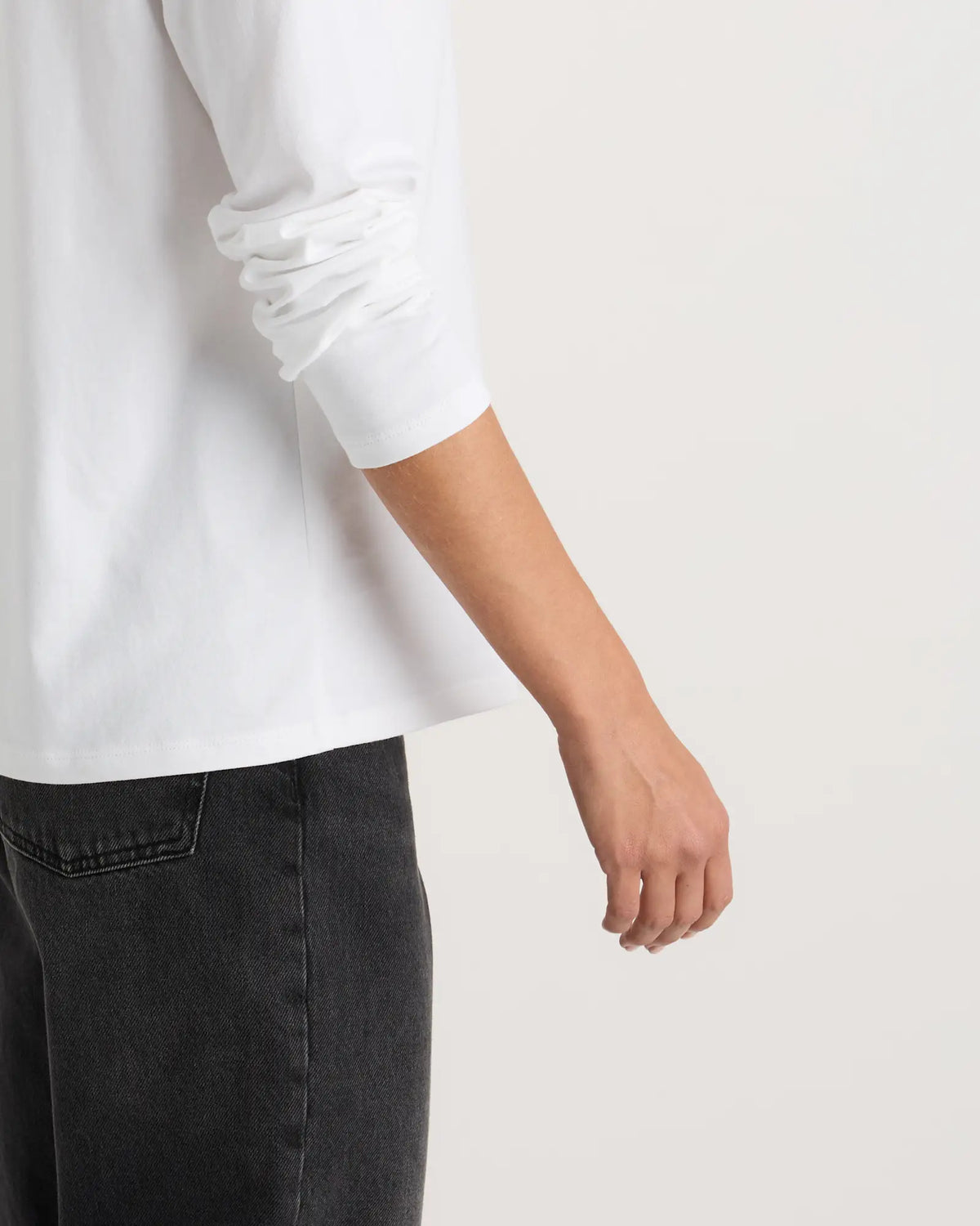 100% Organic Cotton Long Sleeve Swing Tee - US 1174