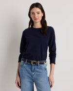 100% Organic Cotton Long Sleeve Swing Tee - US 8157