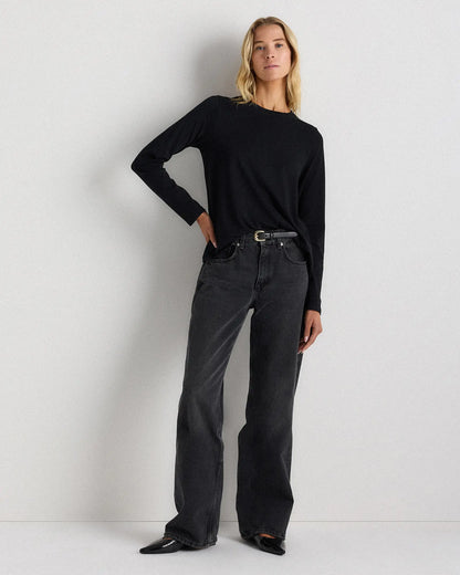 100% Organic Cotton Long Sleeve Swing Tee - US 1384