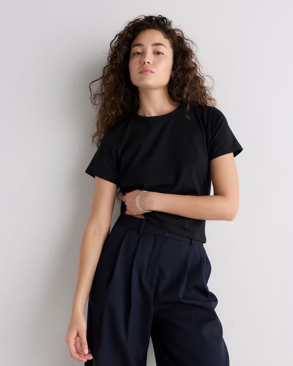100% Pima Cotton Luxe Touch Slim Fit Tee - US 5160