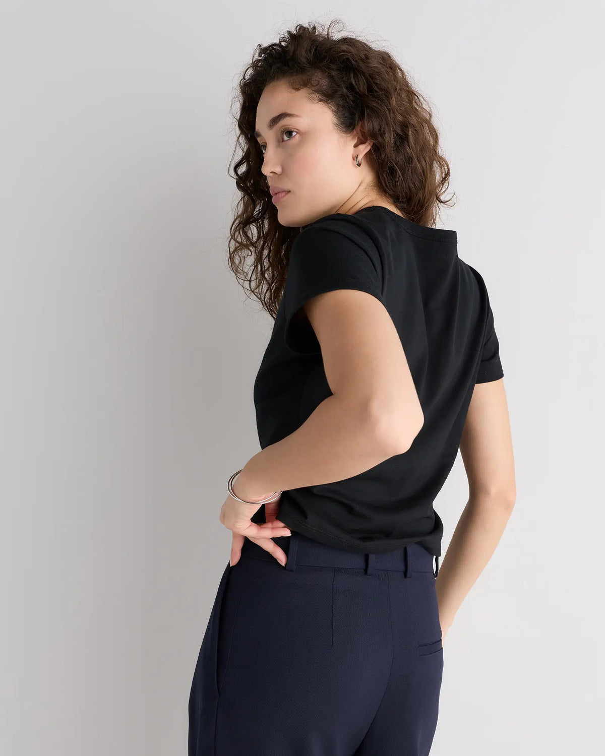 100% Pima Cotton Luxe Touch Slim Fit Tee - US 5160