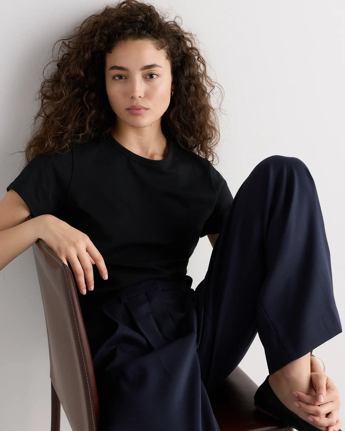 100% Pima Cotton Luxe Touch Slim Fit Tee - US 5160