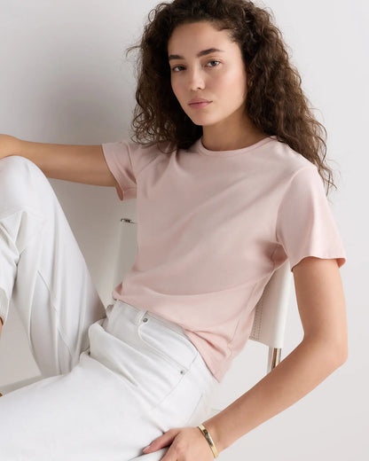 100% Pima Cotton Luxe Touch Slim Fit Tee - US 2211