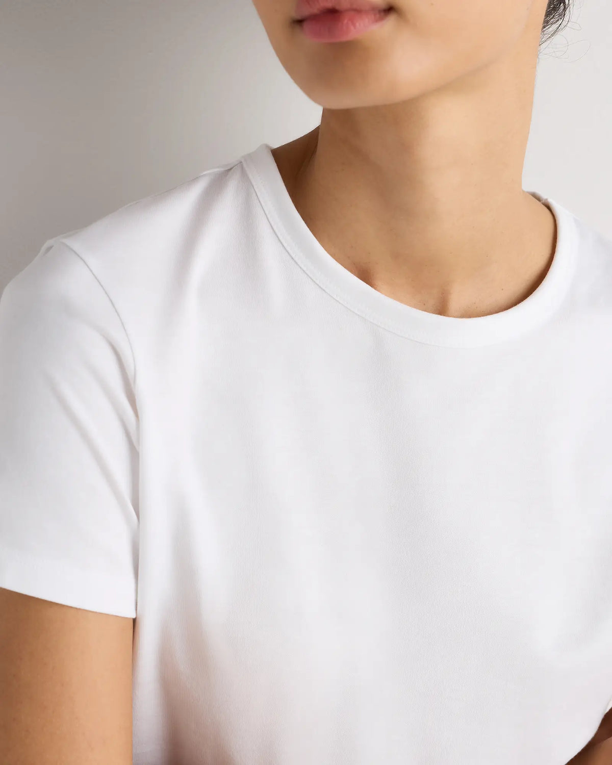 100% Pima Cotton Luxe Touch Slim Fit Tee - US 1678
