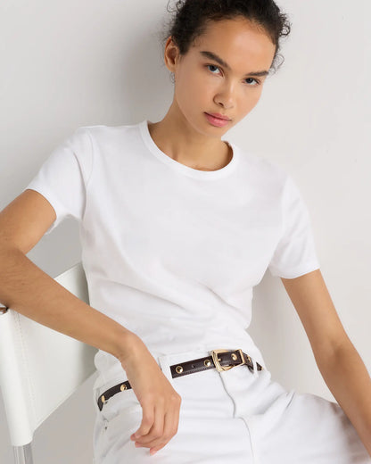 100% Pima Cotton Luxe Touch Slim Fit Tee - US 1678