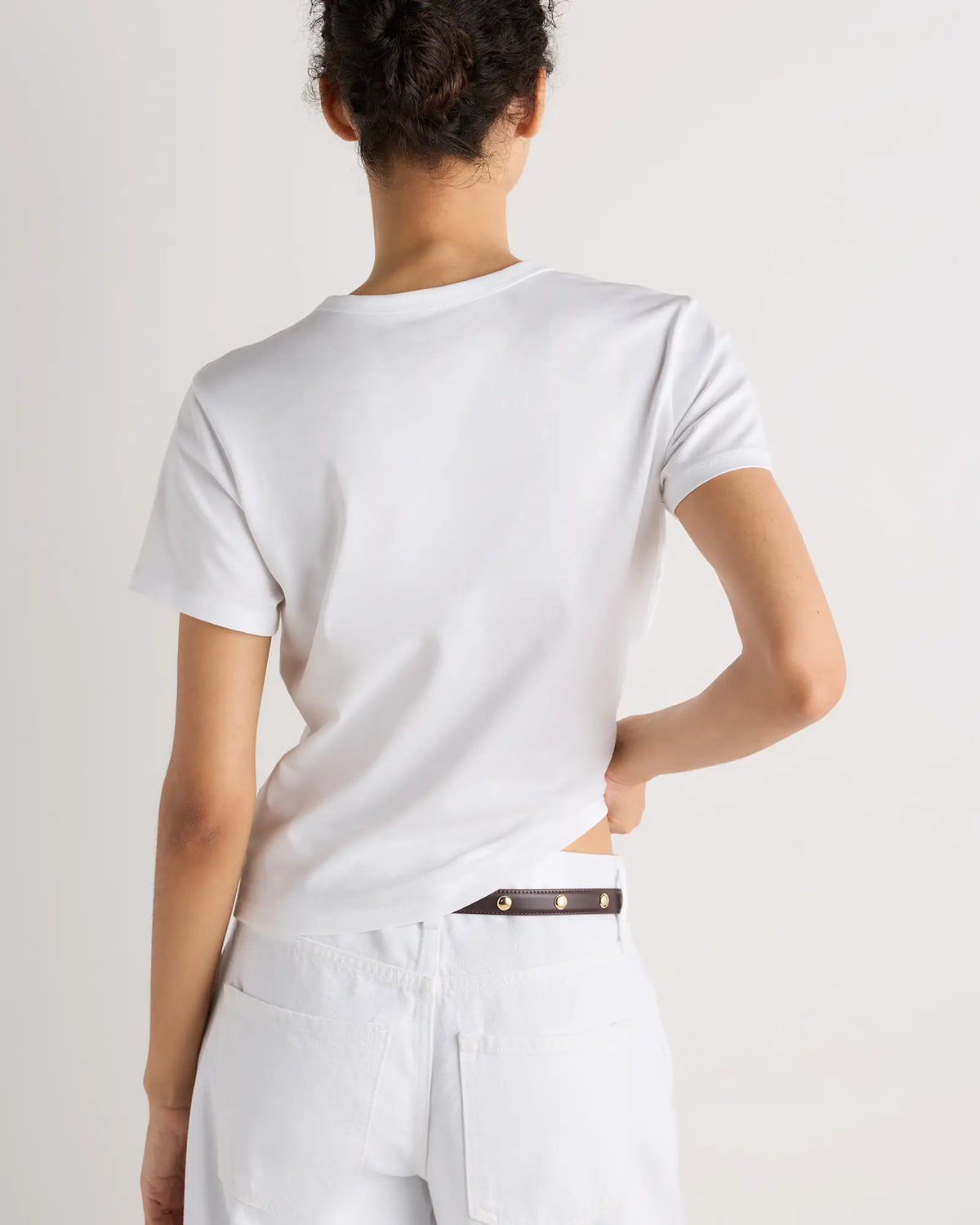 100% Pima Cotton Luxe Touch Slim Fit Tee - US 1678