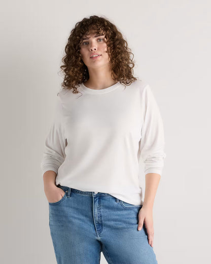 Cotton Modal Long Sleeve Tee - US 9409