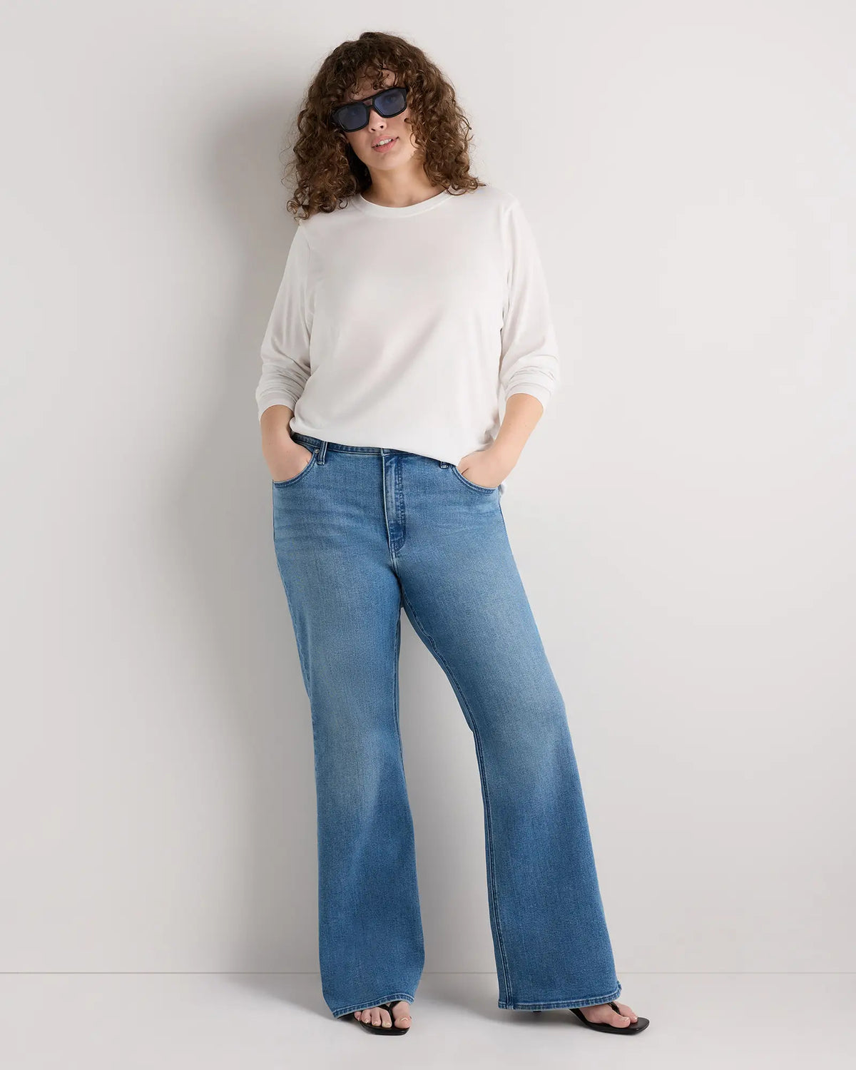 Cotton Modal Long Sleeve Tee - US 9409