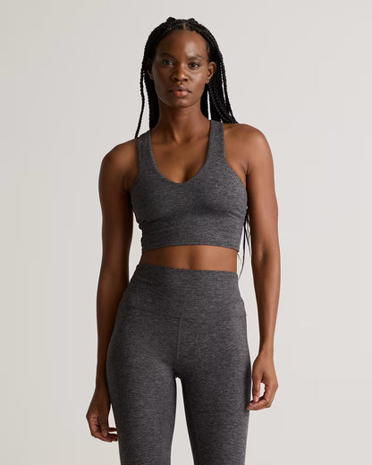 Ultra-Soft V-Neck Cropped Tank - US 2785