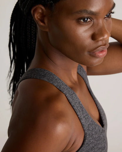 Ultra-Soft V-Neck Cropped Tank - US 2785