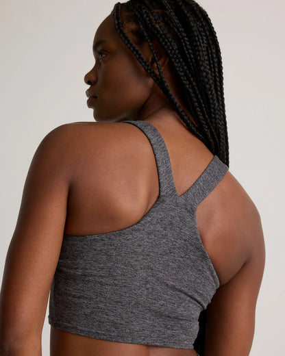 Ultra-Soft V-Neck Cropped Tank - US 2785