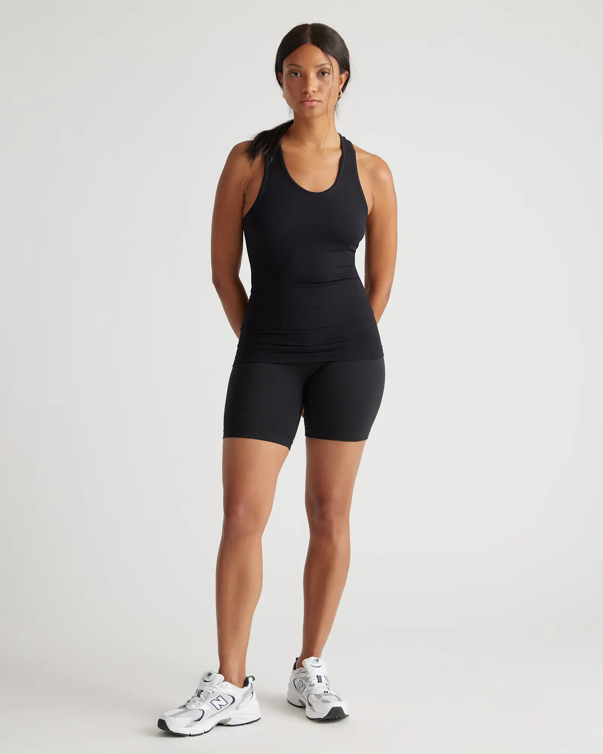 Seamless Ruched Racerback Tank - US 8249