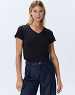 Cotton Modal V-Neck Tee - US 3798