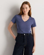 Cotton Modal V-Neck Tee - US 1097