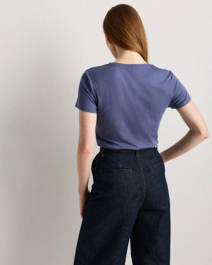 Cotton Modal V-Neck Tee - US 1097