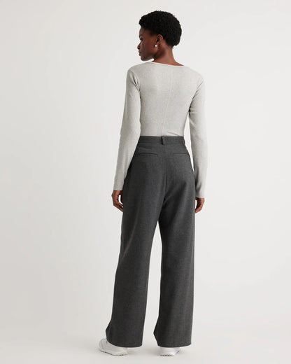 Organic Cotton Micro-Rib Long Sleeve Tee - US 1132