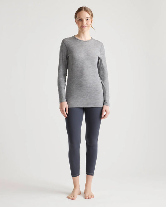 100% Merino Wool All-Season Long Sleeve Base Layer - US 3501