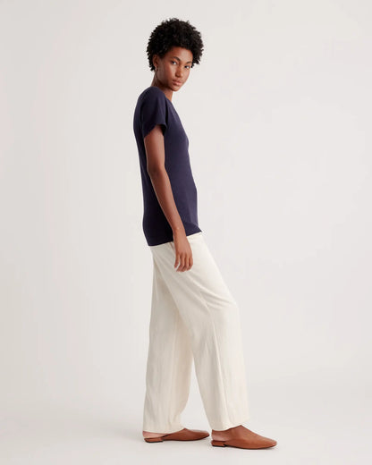 100% Organic Cotton Slub Crewneck Tee - US 9883