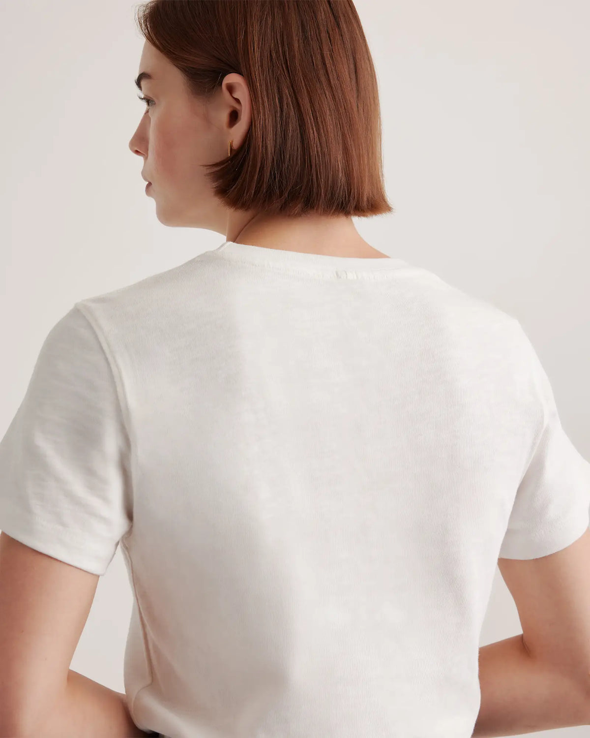 100% Organic Cotton Slub Crewneck Tee - US 3394