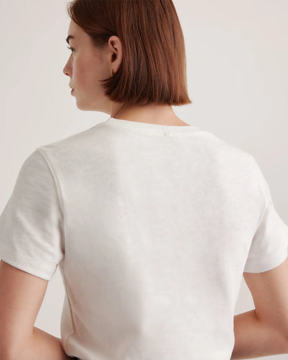 100% Organic Cotton Slub Crewneck Tee - US 3394