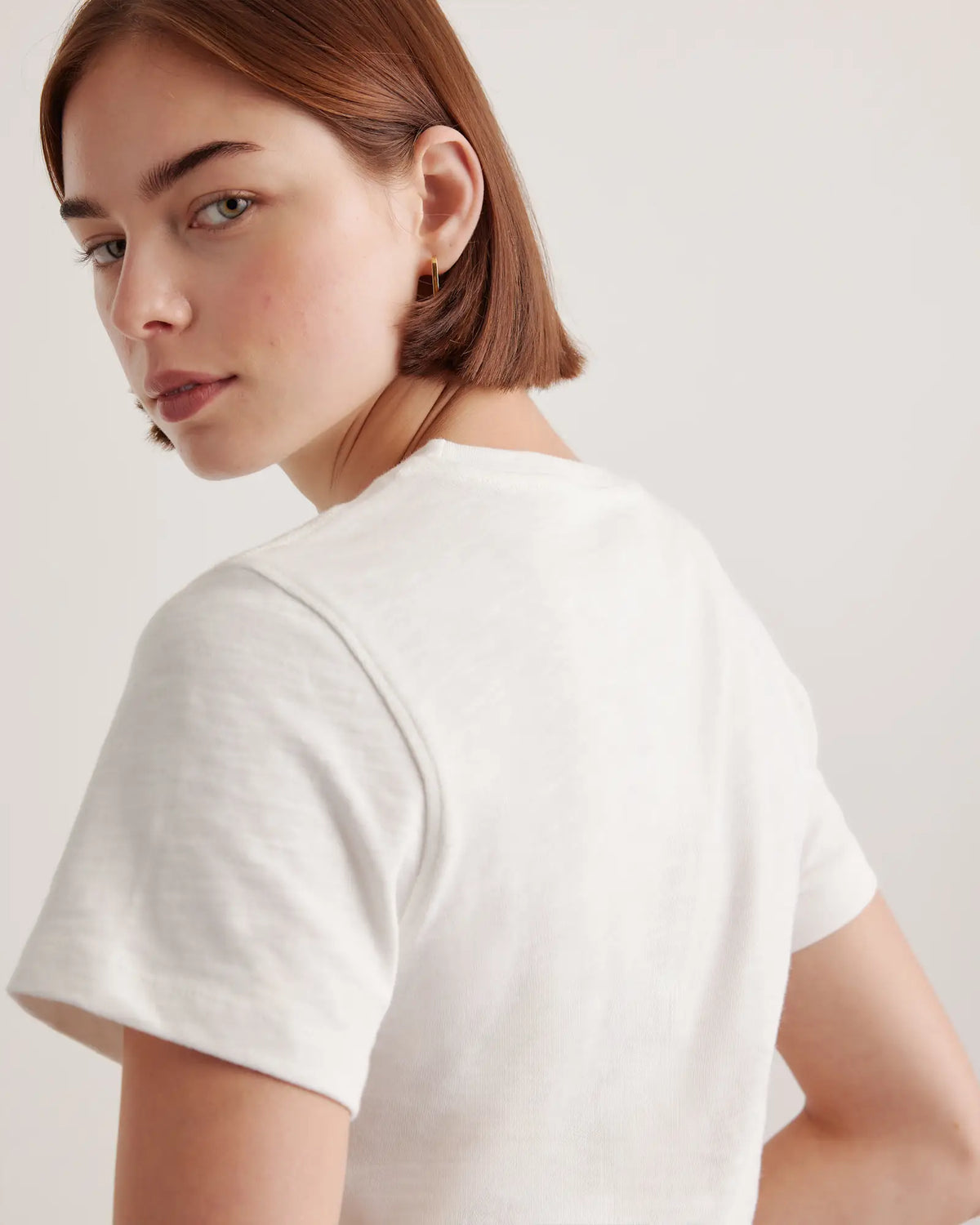 100% Organic Cotton Slub Crewneck Tee - US 3394