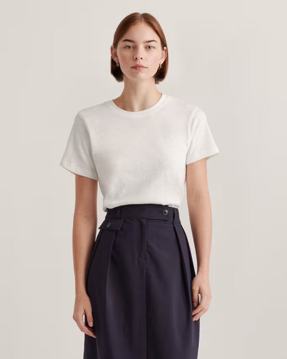 100% Organic Cotton Slub Crewneck Tee - US 3394