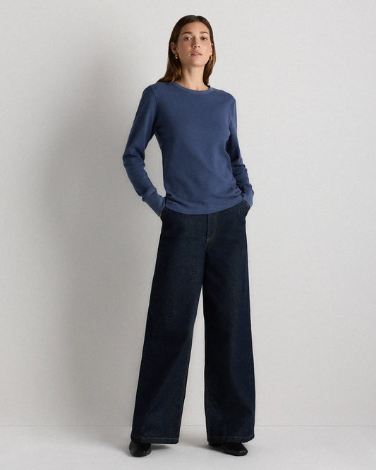 100% Organic Cotton Slub Long Sleeve Tee - US 7260