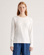 100% Organic Cotton Slub Long Sleeve Tee - US 3931