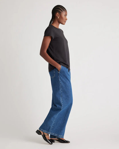 Cotton Modal Crew Neck Swing Tee - US 1116