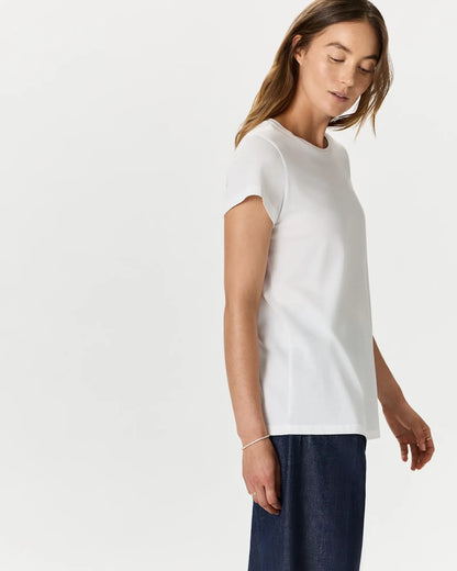 Cotton Modal Crew Neck Swing Tee - US 0033