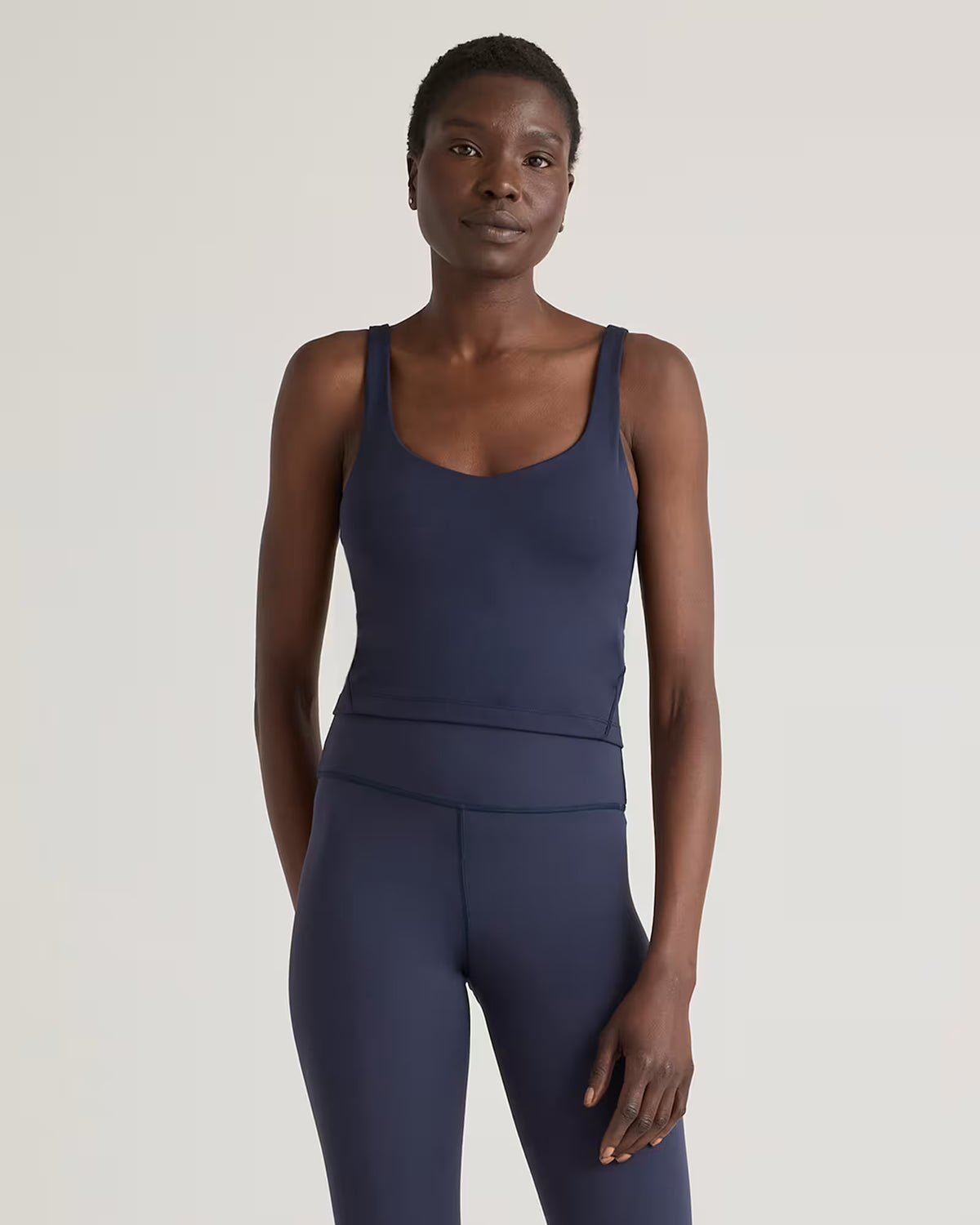 Ultra-Form V-Neck Cropped Tank - US 4261