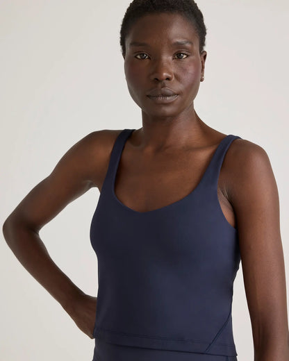 Ultra-Form V-Neck Cropped Tank - US 4261
