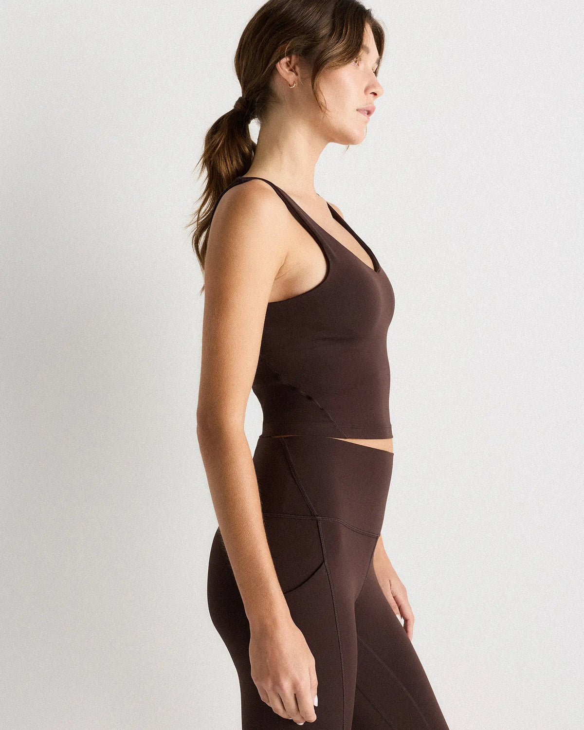 Ultra-Form V-Neck Cropped Tank - US 7964