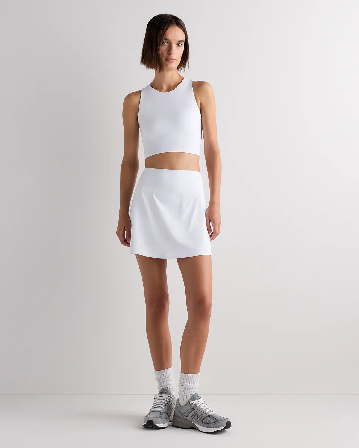 Ultra-Form High-Neck Cropped Tank - US 4082