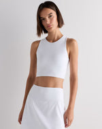 Ultra-Form High-Neck Cropped Tank - US 4082