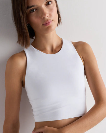 Ultra-Form High-Neck Cropped Tank - US 4082