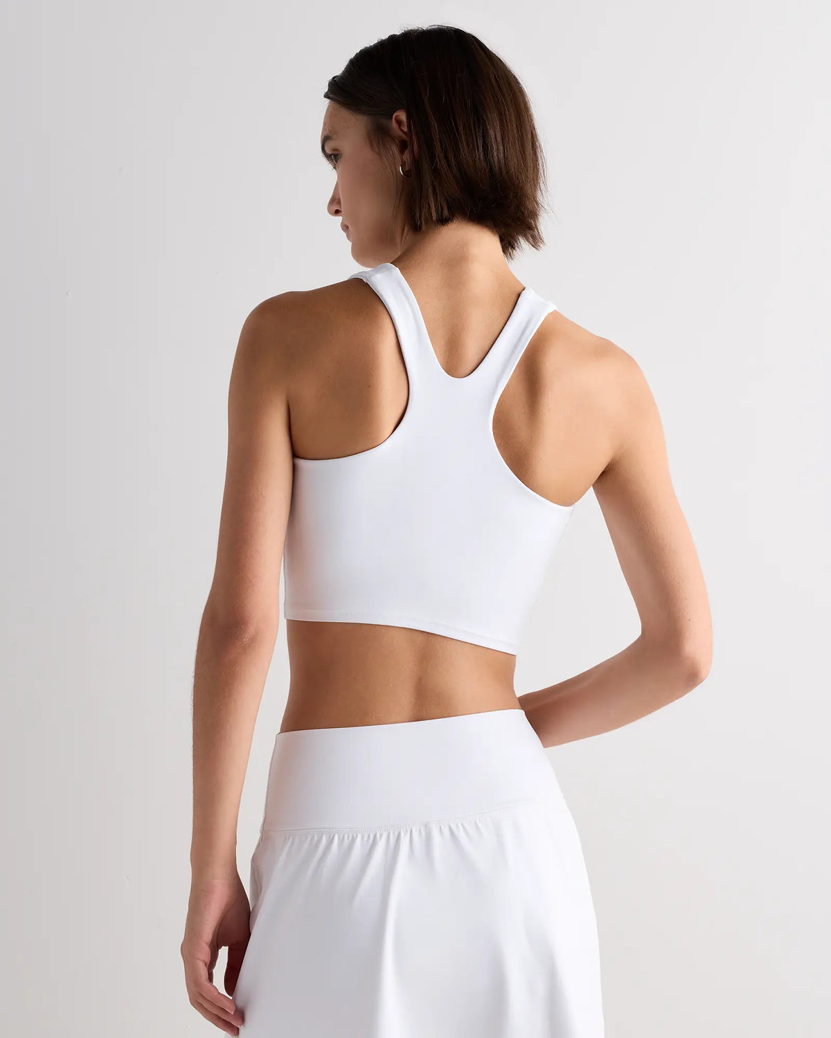 Ultra-Form High-Neck Cropped Tank - US 4082