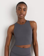 Ultra-Form High-Neck Cropped Tank - US 1317