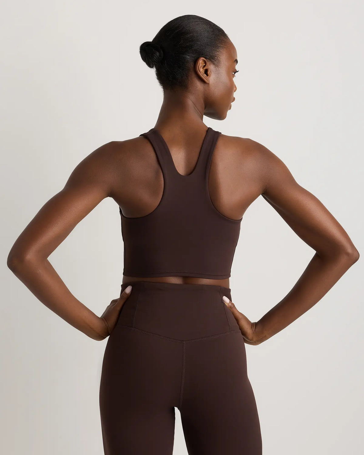 Ultra-Form High-Neck Cropped Tank - US 7784