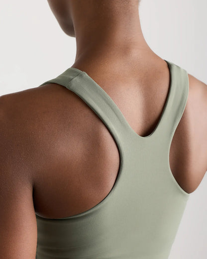 Ultra-Form High-Neck Cropped Tank - US 7534