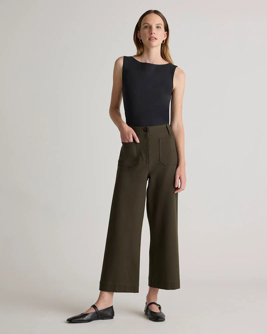 Stretch Cotton Jersey Boat Neck Tank - US 1904