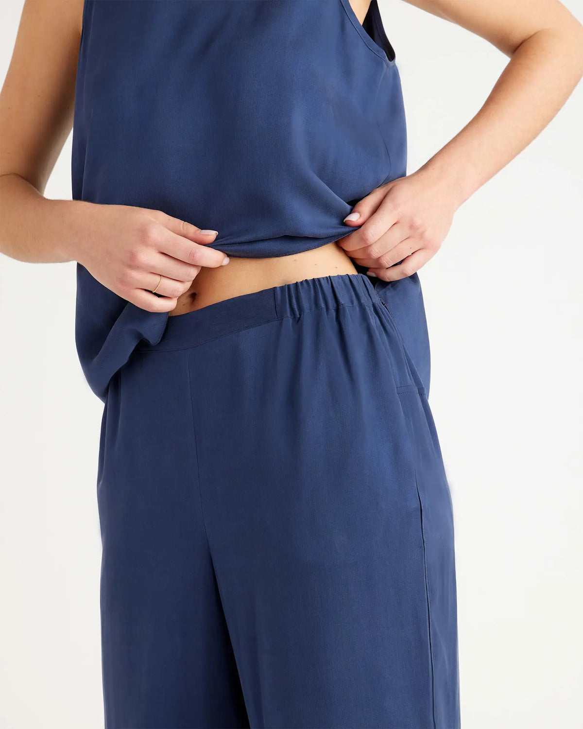 100% Washable Silk Pajama Pants - US 8574