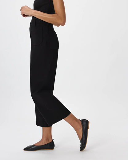 Ultra-Stretch Ponte Cropped Wide Leg Pants - US 4065